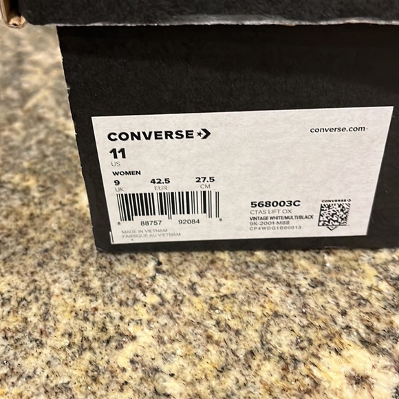 Converse WMNS Chuck Taylor All Star Lift Low 'Leopard' 568003C - Picture 2 of 6